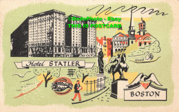 R415453 Boston. Hotel Statler. Rooms With Bath. 1952 - Wereld