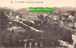 R415482 Lourdes. La Basilique Et L Esplanade. C. A. P. Cie Alsacienne Des Arts P - World