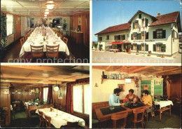 12588419 Hugelshofen Restaurant Metzgerei Hirschen Festtafel Hugelshofen - Autres & Non Classés
