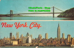 R414344 New York City. George Washington Bridge. Skyline. Pendor Natural Color. - Monde