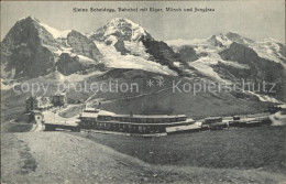 12586359 Kleine Scheidegg Interlaken Berghotels Bahnhof Mit Eiger Moench Jungfra - Autres & Non Classés