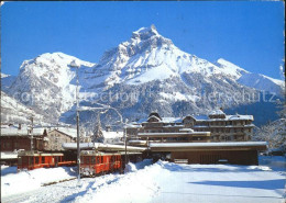 12583399 Engelberg OW Hotel Bellevue Terminus Hahnen Bahnhof Engelberg - Sonstige & Ohne Zuordnung