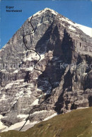 12581329 Eiger Grindelwald Nordwand Besteigungsroute Eiger Grindelwald - Autres & Non Classés