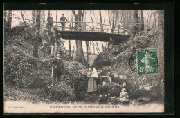 CPA Viels-Maisons, Le Pont Du Grand Gaulis, Dans Le Parc  - Sonstige & Ohne Zuordnung