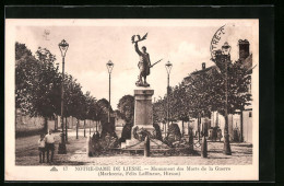 CPA Notre-Dame-de-Liesse, Monument Des Morts De La Guerre  - Andere & Zonder Classificatie