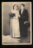 AK Hochzeitsbild Mit Liliputaner-Paar  - Other & Unclassified