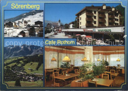 12521509 Soerenberg LU Cafe Rothorn Gaststube Aussenansicht Teilansicht Panorama - Autres & Non Classés