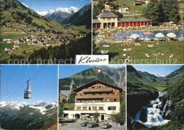 12505959 Klosters GR Silvretta Schwimmbad Luftseilbahn Hotel Alpina  Klosters - Autres & Non Classés