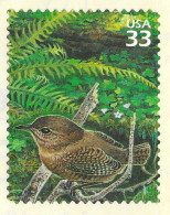 USA 2000 MiNr. 3270 Etats-Unis Pacific Coast Raine Forest #2 Birds The Eurasian Wren Deer Fern 1v  MNH** 0,80 € - Other & Unclassified