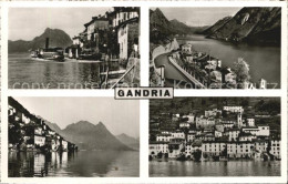 12471109 Gandria Lago Di Lugano Stadtansicht Dampfer Gandria - Autres & Non Classés