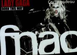 CARTE CADEAU FNAC...LADY GAGA... - Cartes De Fidélité Et Cadeau