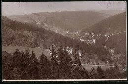 Fotografie Brück & Sohn Meissen, Ansicht Kipsdorf I. Erzg., Teilansicht Des Ortes Mit Kirche  - Lieux