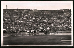 Fotografie Brück & Sohn Meissen, Ansicht Kötzschenbroda, Blick Auf Den Ort Mit Friedensburg Und Bismarckturm  - Places