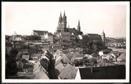 Fotografie Brück & Sohn Meissen, Ansicht Meissen I. Sa., Blick über Alt Meissen Zum Burgberg Mit Dem Dom  - Places