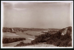 Fotografie Brück & Sohn Meissen, Ansicht Diesbar-Nieschütz, Blick Vom Bösen Bruder In Das Elbtal  - Places