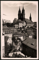 Fotografie Brück & Sohn Meissen, Ansicht Meissen I. Sa., Partie Im Ort Mit Blick Zum Burgberg Und Dem Dom  - Lieux