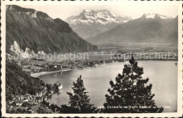 12459189 Chillon Dents Du Midi Blick Von Glion Montreux - Andere & Zonder Classificatie