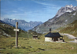 12455389 Klausenpasshoehe Mit Kapelle Und Schaechtentaler Windgaelle Klausen - Other & Unclassified