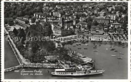 12428069 Ouchy Port Vu D Avion Lac Leman Genfersee Ouchy - Andere & Zonder Classificatie