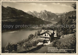 12419829 Amden SG Erholungsheim Bellevue Mit Wallensee Und Glarneralpen Betlis - Other & Unclassified