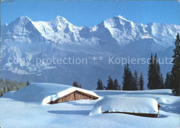 12381639 Grindelwald Eiger Moench Jungfrau Winter Grindelwald - Autres & Non Classés