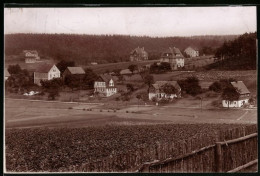 Fotografie Brück & Sohn Meissen, Ansicht Hetzdorf, Teilansicht Der Ortschaft Mit Wohnhäusern  - Lieux