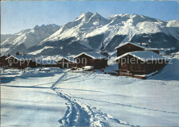 12371049 Obersaxen GR Brigelserhoerner Winterlandschaft Obersaxen  - Other & Unclassified