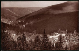 Fotografie Brück & Sohn Meissen, Ansicht Kipsdorf I. Erzg., Blick Auf Den Ort Mit Dem Kurhaus Kaiserhof  - Orte