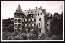 Fotografie Brück & Sohn Meissen, Ansicht Karlsbad, Blick Auf Das Evangelisches Hospiz  - Orte