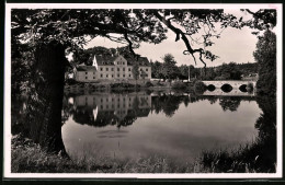 Fotografie Brück & Sohn Meissen, Ansicht Grillenburg, Blick Vom Wald Zum Jagdschloss  - Orte