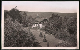 Fotografie Brück & Sohn Meissen, Ansicht Bärenfels Im Erzg., Partie Mit Blick Zum Hotel Haus Am Walde  - Places