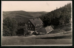 Fotografie Brück & Sohn Meissen, Ansicht Bärenfels I. Erzg., Blick Nach Dem Alten Forsthaus  - Orte