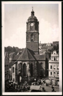 Fotografie Brück & Sohn Meissen, Ansicht Meissen I. Sa., Blick Auf Die Frauenkirche Mit Dem Porzellanglockenspiel  - Places