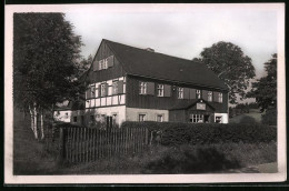 Fotografie Brück & Sohn Meissen, Ansicht Schellerhau I. Erzg., Blick Auf Die Jugendherberge  - Lieux