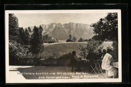 AK Kufstein /Wildbichl, Aussicht Von Wildbichls Garten Zum Kaisergebirge  - Altri & Non Classificati