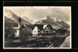 AK Medratz /Stubaital, Der Ort Mit Gebirgskulisse  - Altri & Non Classificati