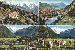 12365019 Interlaken BE Bergbahn Total Panorama Viehweide Interlaken - Other & Unclassified