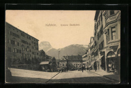 AK Kufstein, Passanten Am Unteren Stadtplatz  - Sonstige & Ohne Zuordnung