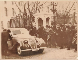 ROUMANIE  - FORMATIO NOUVEAU MINISTERE ROUMAIN - MIRON ORISTEA - FOULE CURIEUSE à BUCAREST - PHOTO ANCIENNE(13x17cm) - Rumänien