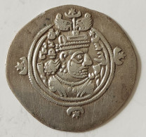 SASANIAN KINGS. Khosro II. 591-628 AD. AR Silver  Drachm  Year 37 Mint Hamadan - Orientales