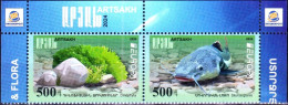 Artsakh 2024 "Europa" Underwater Flora And Fauna." 2v Zd Quality:100% - Arménie