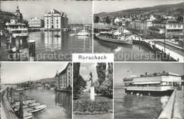 12336159 Rorschach Bodensee Hafen Denkmal Schiffsanleger Seerestaurant Rorschach - Sonstige & Ohne Zuordnung