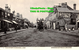 R415538 1. High Street. Harborne C.1890. Birmingham Public Libraries - Wereld