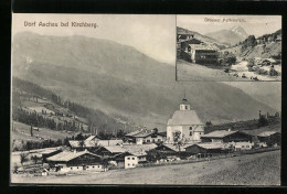 AK Kirchberg, Aschau Mit Kirche Und Grossem Rettenstein  - Other & Unclassified