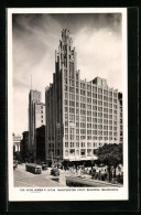 AK Melbourne, Manchester Unity Building, Strassenbahn  - Tram