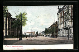 AK Altona, Strassenbahn Auf Der Bahnhofs-Strasse  - Strassenbahnen