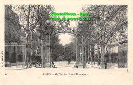 R415640 B. F. Paris. 117. Grille Du Parc Monceau - World