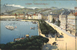 12318129 Luzern LU Schweizerhofquai Vierwaldstaettersee Dampfer Luzern - Sonstige & Ohne Zuordnung