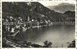 12318079 Vitznau Ortsansicht Mit Kirche Alpen Vitznau - Sonstige & Ohne Zuordnung