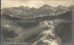 12316149 Kraezerli AR Panorama Mit Saentiskette Appenzeller Alpen Saentis - Autres & Non Classés